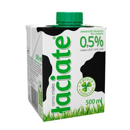 ŁACIATE Mleko UHT 2% 500 ml 8 sztuk