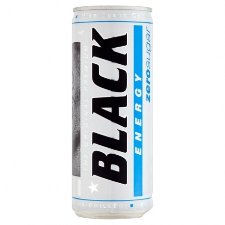 Black Energy Drink bez cukru 250 ml x 24 sztuki