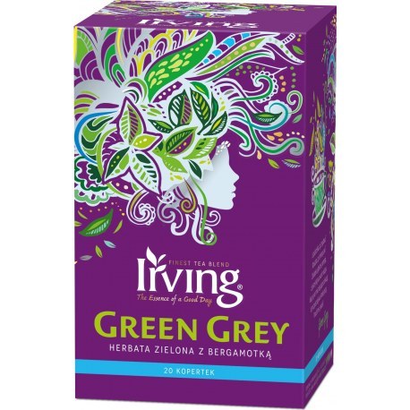 Herbata zielona w kopertach Irving 20 kopert w opakowaniu WELCOME