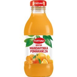 Fortuna Szkło Mandarynka + Pomarańcz 100% 0.3l x 15 sztuk