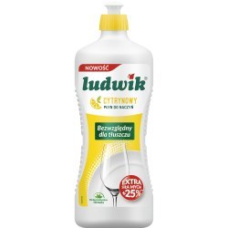 Ludwik Płyn do mycia naczyń Cytrynowy 900 ml.