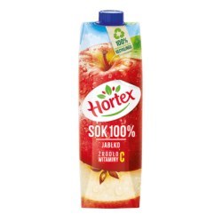 Hortex Sok Jabłkowy 100% 1l. x 6 sztuk