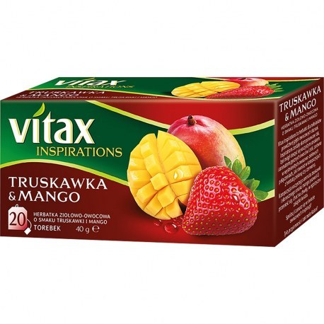 VITAX Truskawka z mango 20 torebek