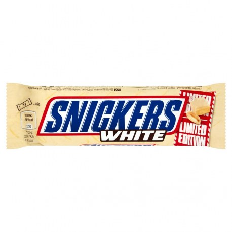 Baton Snickers WHITE 49 g x 32 sztuki