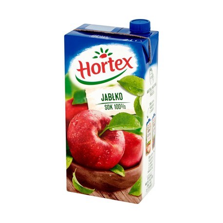 Hortex Sok jabłkowy 100% 2l. x 6 sztuk
