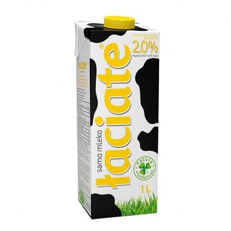 Mleko Łaciate 2% 1 litr PALETA 720 SZTUK