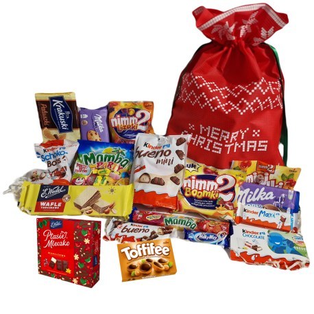 Paczka słodyczy Premium z Toffifee Zestaw Świąteczny na prezent nr 104