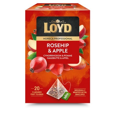 Herbata LOYD PIRAMIDKI Rosehip Apple 20 kopert