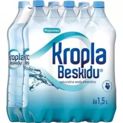 Woda Kropla Beskidu niegazowana 1.5l 6 sztuk
