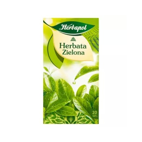 HERBAPOL Herbata zielona 20 torebek 40 g