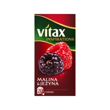 VITAX Inspirations Herbata malina-jeżyna 20 torebek 1 szt